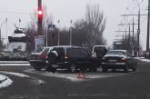 В центре Николаева столкнулись три автомобиля   