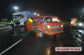 Под Николаевом пьяный водитель на «Фольксвагене» врезался в седельный тягач
