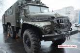В Николаеве армейский грузовик врезался в фуру Fanchi