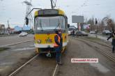 В Николаеве ВАЗ врезался в трамвай