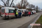 В центре Николаева столкнулись два автомобиля скорой помощи и «Опель»