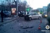 В Харькове снова массовое ДТП: двое водителей госпитализированы