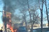 Из-за замыкания электропроводки в Очакове сгорел автомобиль
