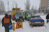 В центре Николаева столкнулись маршрутка, троллейбус и «Лада»