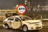 Разборки в Киеве: взорваны 2 гранаты, сгорел автомобиль