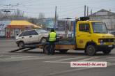 На Пушкинском кольце столкнулись «Шкода» и «Девятка»