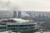 В Киеве возле станции "Левобережной" произошел пожар. ФОТО, ВИДЕО