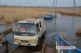 В Николаеве затопило часть Аляудского полуострова