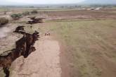 В Африке появилась огромная трещина. ВИДЕО