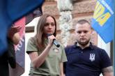 В Одессе лидер Правого сектора призвала "очистить Украину от жидов" 