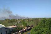 Взрывы в Балаклее: военные тушат пожар и на земле и с воздуха