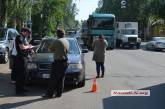 В центре Николаева столкнулись «Ауди» и седельный тягач «Рено»