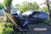 Под Николаевом BMW слетел с трассы и врезался в дерево: пострадали два человека