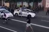 Появилось видео столкновения ультрас и полиции
