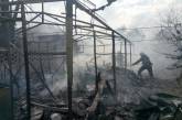 В Николаеве  в частном секторе загорелась палатка