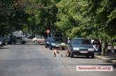 В центре Николаева взрывотехники искали бомбу в автомобиле