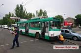 В Николаеве троллейбус, загоревшийся вчера на ходу, уже вышел на маршрут 