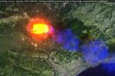 Смертоносные лесные пожары в Греции показали из космоса