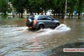 Дороги Николаева затопило после дождя