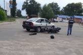 На Николаевщине столкнулись «Опель» и мотоцикл — пострадали 2 человека