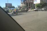 В центре Киева заглох танк, который ехал на репетицию парада