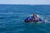 В Черном море взорвался гидроцикл с туристами. ВИДЕО