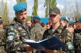 В Николаеве накануне Дня Победы молодые десантники приняли воинскую присягу
