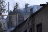 В историческом центре Одессы сгорел дом