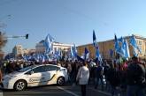 В Киеве проходит массовый протест профсоюзов