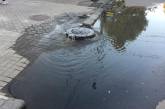 По улице Соборной в Николаеве опять текут фекальные воды