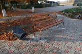 В селе Галициново вандалы разгромили новый парк