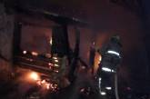 На Николаевщине пожар постройки спасатели тушили более 12 часов