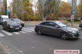 В Николаеве столкнулись Hundai и Chevrolet: движение троллейбусов остановилось