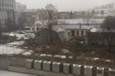 В Киеве пошел первый снег. Фото