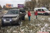 В центре Николаева внедорожник влетел в столб — пострадал годовалый ребенок