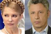 Тимошенко и Бойко оторвались от остальных в президентских рейтингах