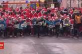 В Германии сняли на видео забег Санта-Клаусов