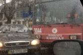 В центре Николаева столкнулись «ЗАЗ» и троллейбус