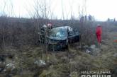  На Николаевщине Toyota врезалась в столб и перевернулась – погибла женщина 