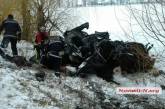 Смертельное ДТП на Николаевщине, в котором погибли 8 человек, зафиксирован на видео