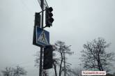  В Николаеве установленные почти месяц назад светофоры все ещё не работают