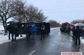Под Николаевом перевернулся рейсовый автобус «Херсон-Одесса» — 8 пострадавших