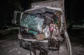 Под Киевом столкнулись два грузовика, один человек погиб