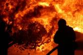 Масштабный пожар на радиозаводе в Киеве с высоты птичьего полета. ВИДЕО