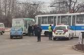 В Николаеве трамвай заблокировал проезд по одной из главных магистралей города