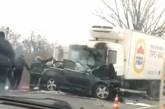 «Водитель сгорел заживо»: Под Черкассами грузовик с курицей столкнулся с Audi. ВИДЕО
