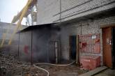 В Николаеве горело административное здание ЖКП «Південь». ФОТО