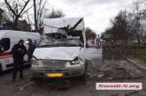 В Николаеве на маршрутку упало дерево, пострадали дети. ВИДЕО