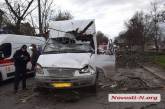 Полиция расследует падение дерева на маршрутку в Николаеве