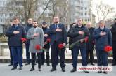 В Николаеве представители власти исполнили гимн Украины. Видео